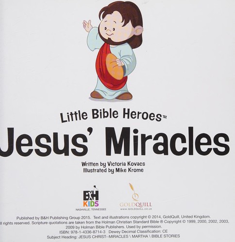 Jesus' Miracles/Martha Flip-Over Book (Little Bible Heroes(TM))