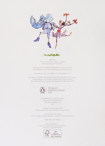 Quentin Blake Nursery Rhyme Book