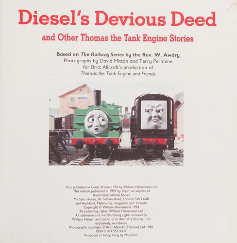 Diesel's Devious Deed and Other Thomas the Tank Engine Stories