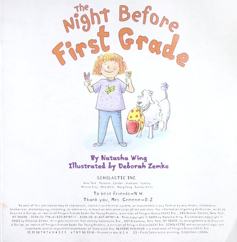 The Night Before First Grade