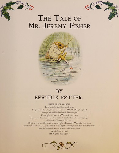 The Tale of Mr. Jeremy Fisher: Sticker Story Book