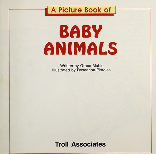 A Picture Book of Baby Animals (A Picture Book of Series)