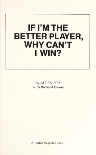 Why Can't I Win?