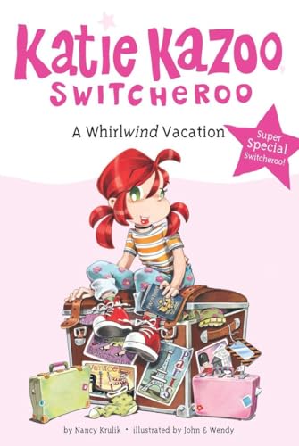 Katie Kazoo, Switcheroo series: 9 stories in 7 Book Collection (#1 Anyone But Me, #2 Out to Lunch, #5 I Hate Rules!, #17 Write On!, A Whirlwind Vacation, Vote for Suzanne, A Katie Kazoo Christmas)