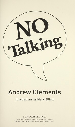 No Talking (Thorndike Press Large Print Literacy Bridge Series)