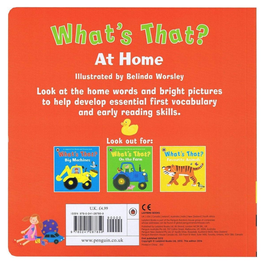 What's That? At Home A Ladybird First Words and Pictures Book