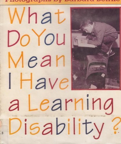 What Do You Mean I Have a Learning Disability?