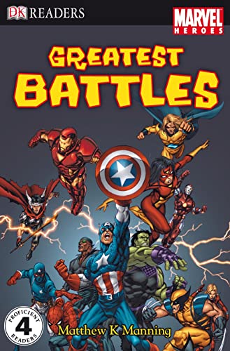 Marvel Heroes" Greatest Battles: Level 4 (DK Readers Level 4)