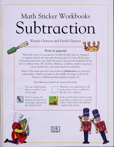 Subtraction (Sticker Workbooks)
