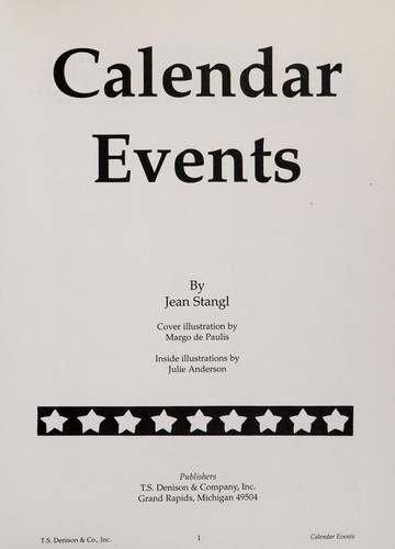 Calendar Events