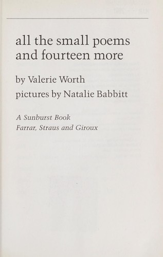 All the Small Poems and Fourteen More