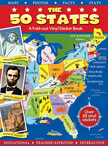 The 50 States (Panorama Sticker Storybook)