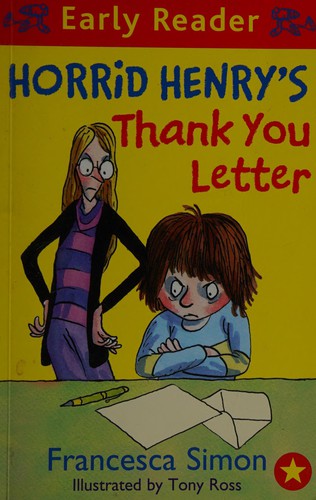 Horrid Henry's Thank You Letter