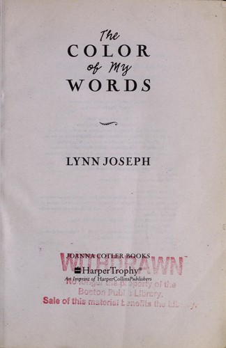 The Color of My Words