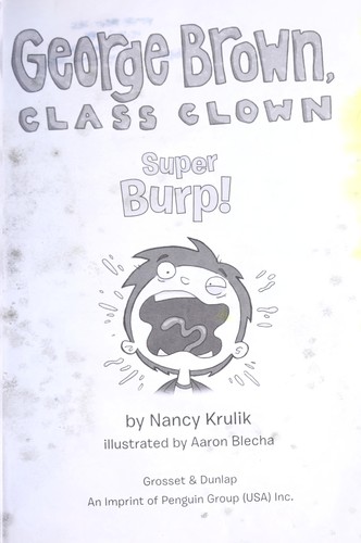 Super Burp! #1 (George Brown, Class Clown)