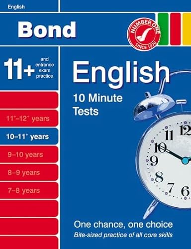 Bond 10 Minute Tests 10-11 Years: English (Revised)