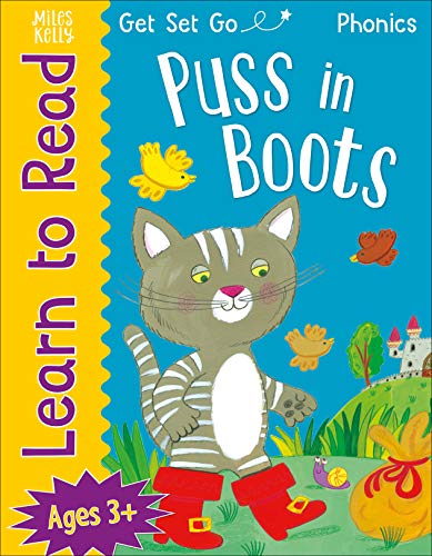 Learn to Read Phonics Puss in Boots: 24 Page Illustrated Book for Children aged 3+
