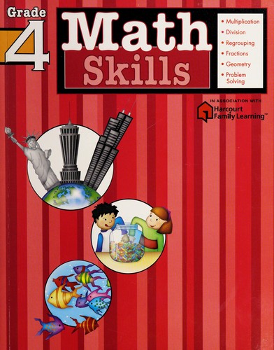 Math Skills: Grade 1 (Flash Kids Harcourt Family Learning)