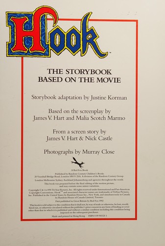 Hook: The Storybook
